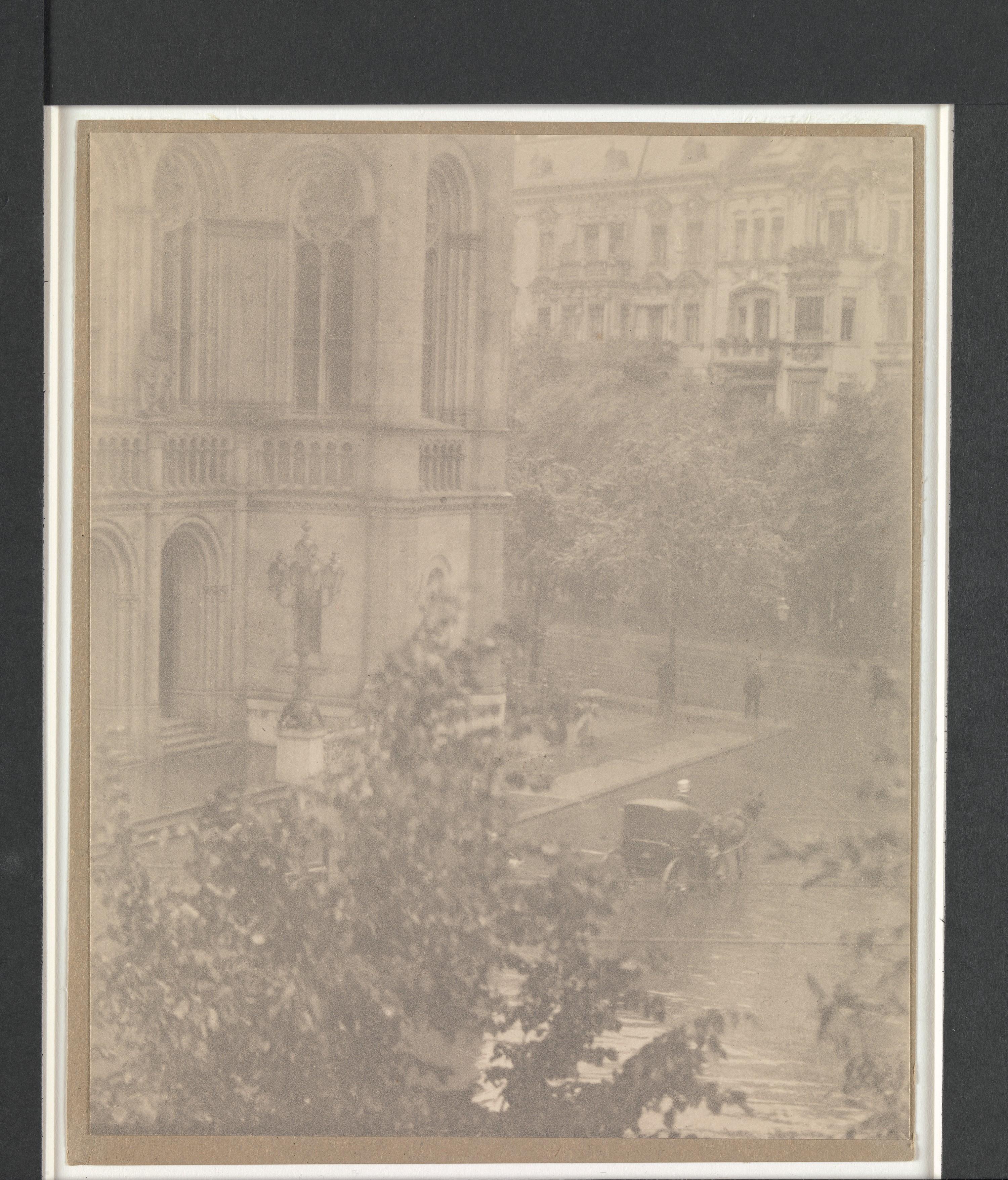 Instantané — Depuis ma fenêtre, Berlin — Alfred Stieglitz