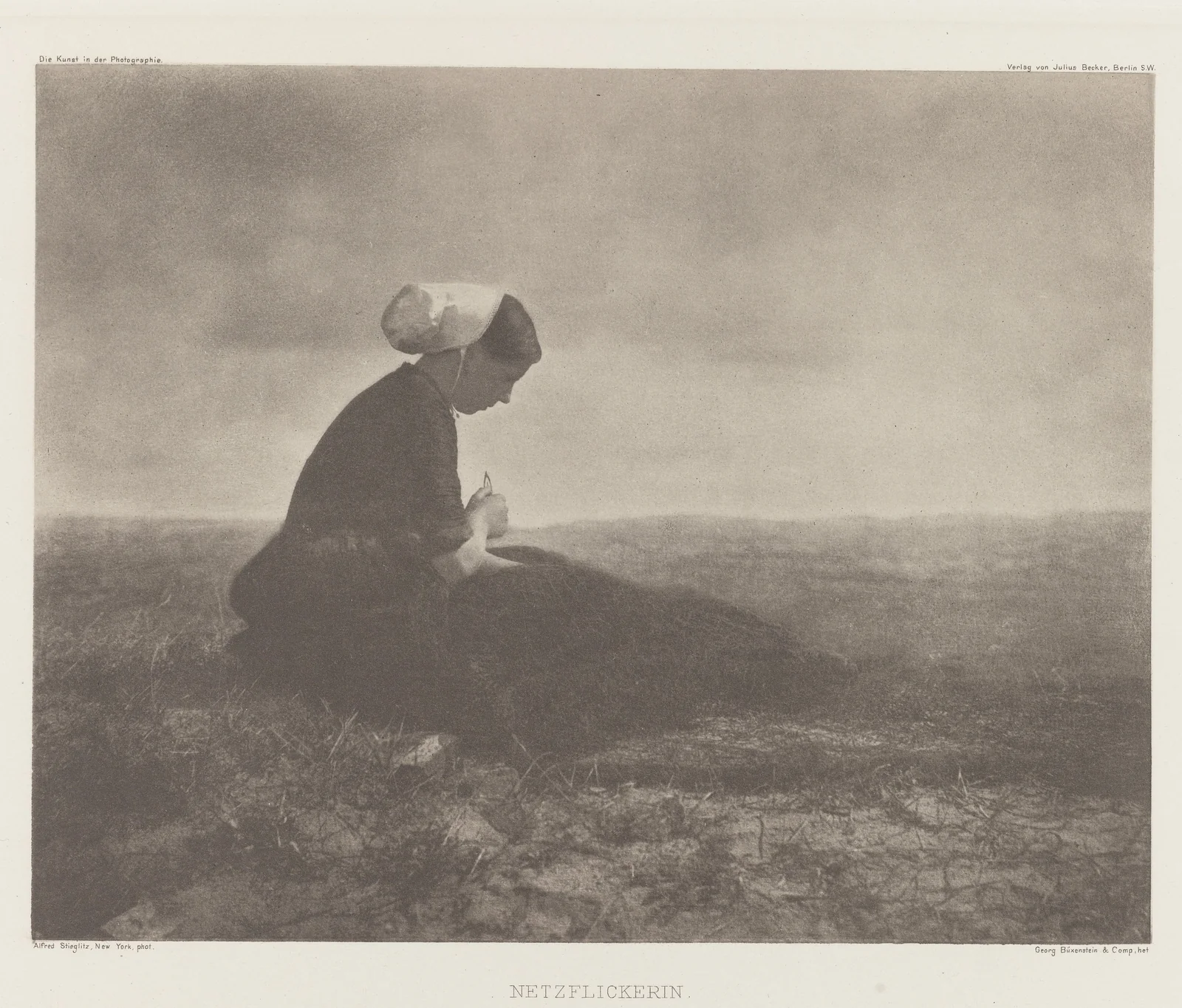 La Raccommodeuse de filets — Alfred Stieglitz