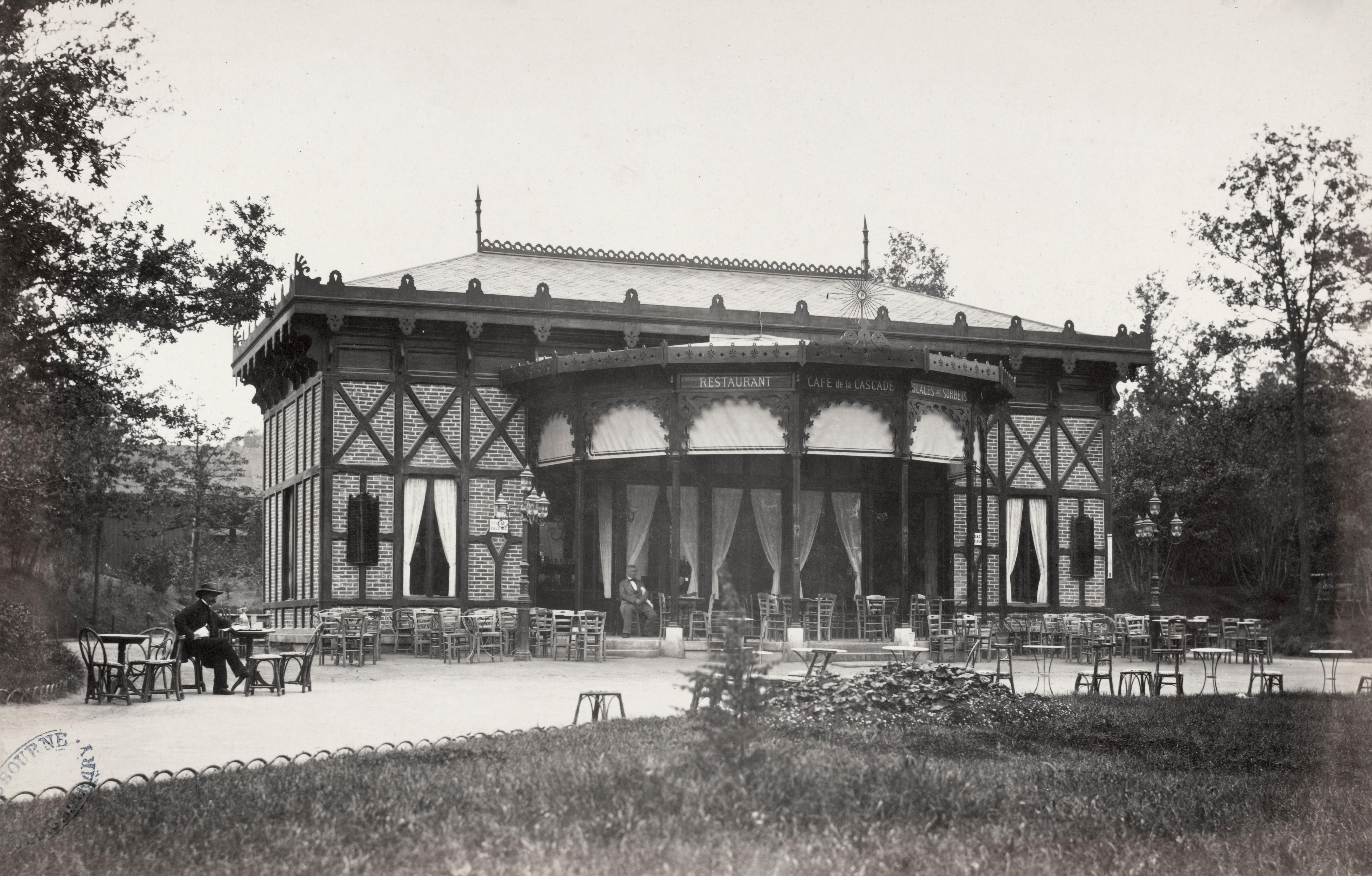 Bois de Boulogne — Café de la Cascade — Charles Marville