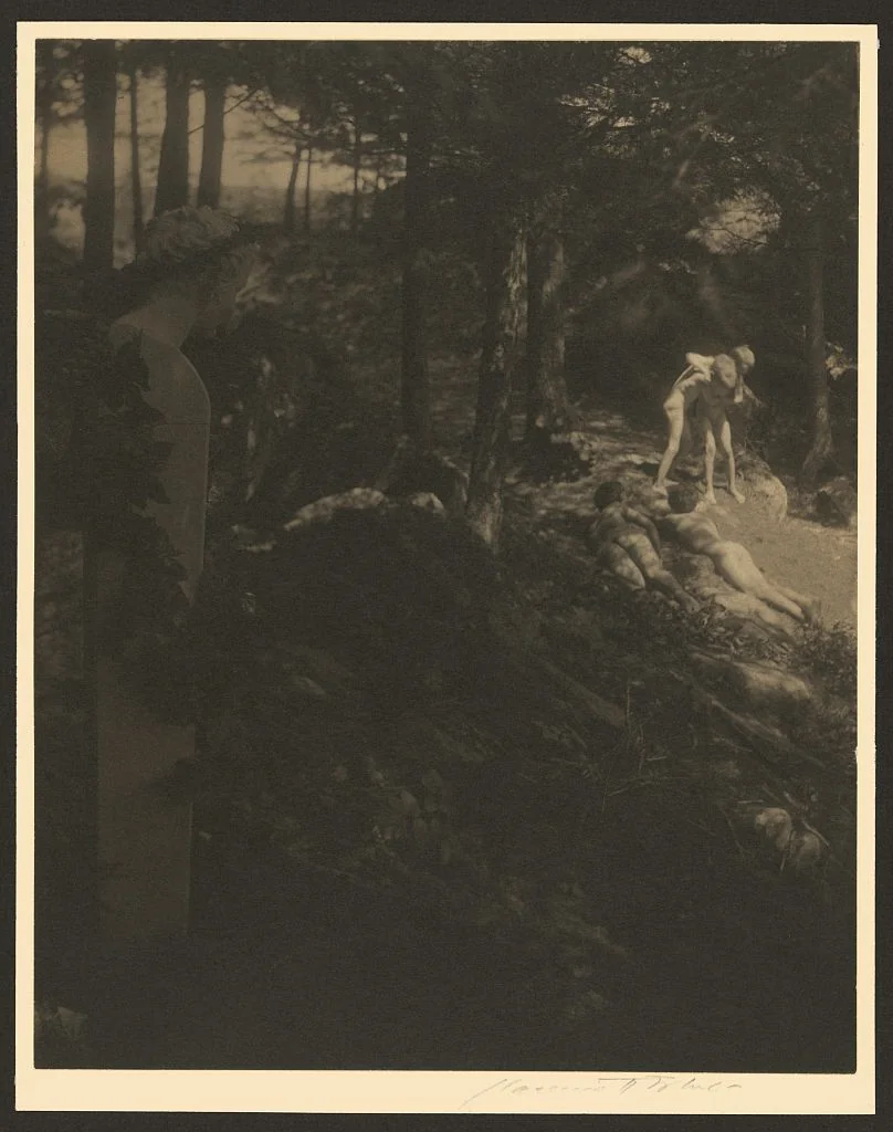 Les Lutteurs — Clarence H. White