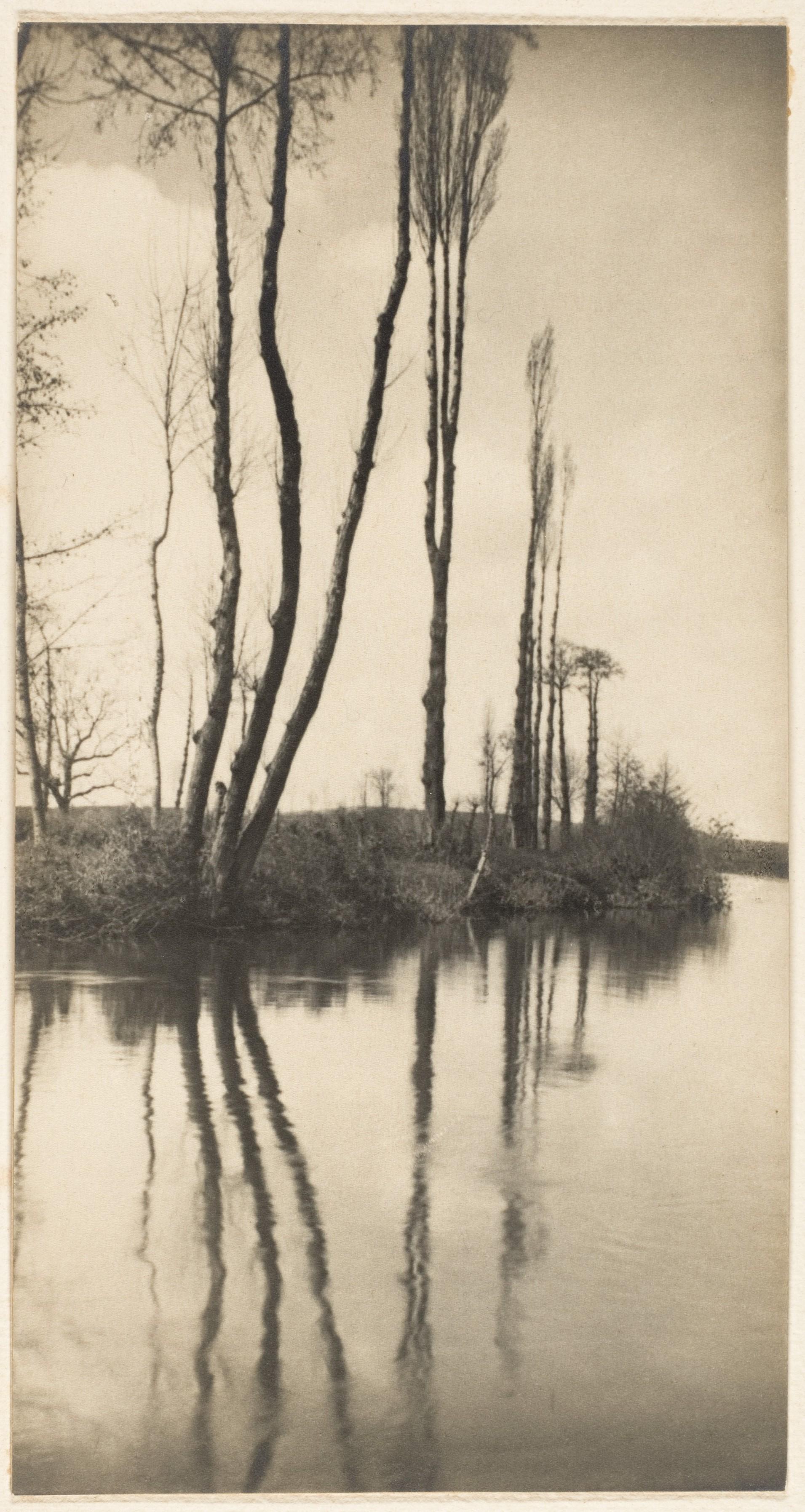 Sur une rivière française — Frederick H. Evans