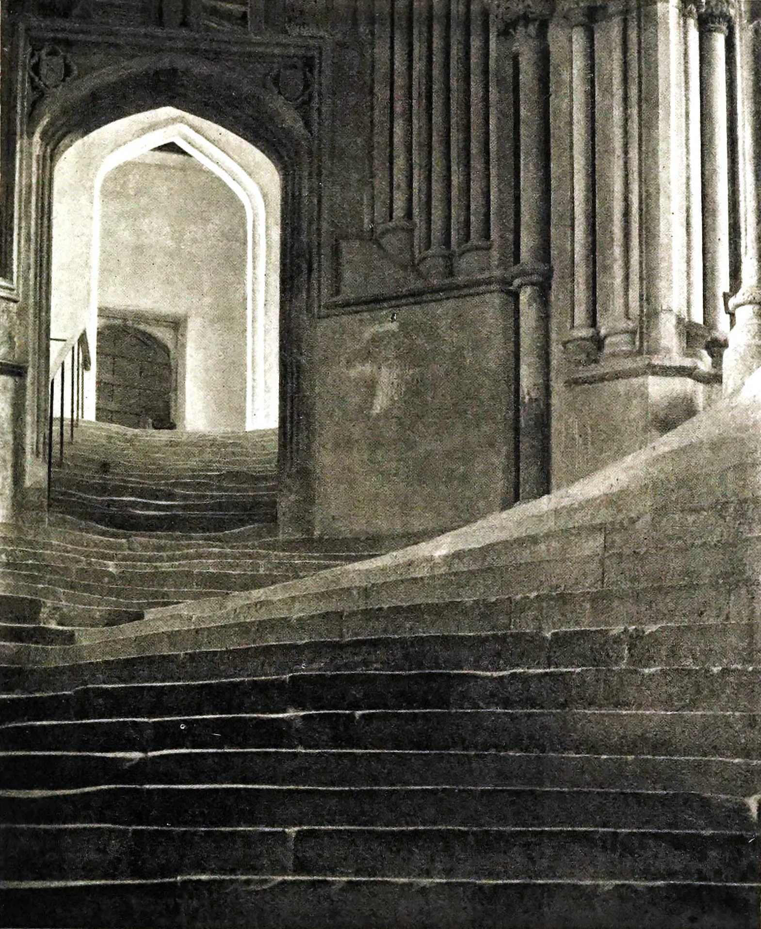 Sea of Steps, Wells Cathedral — Frederick H. Evans