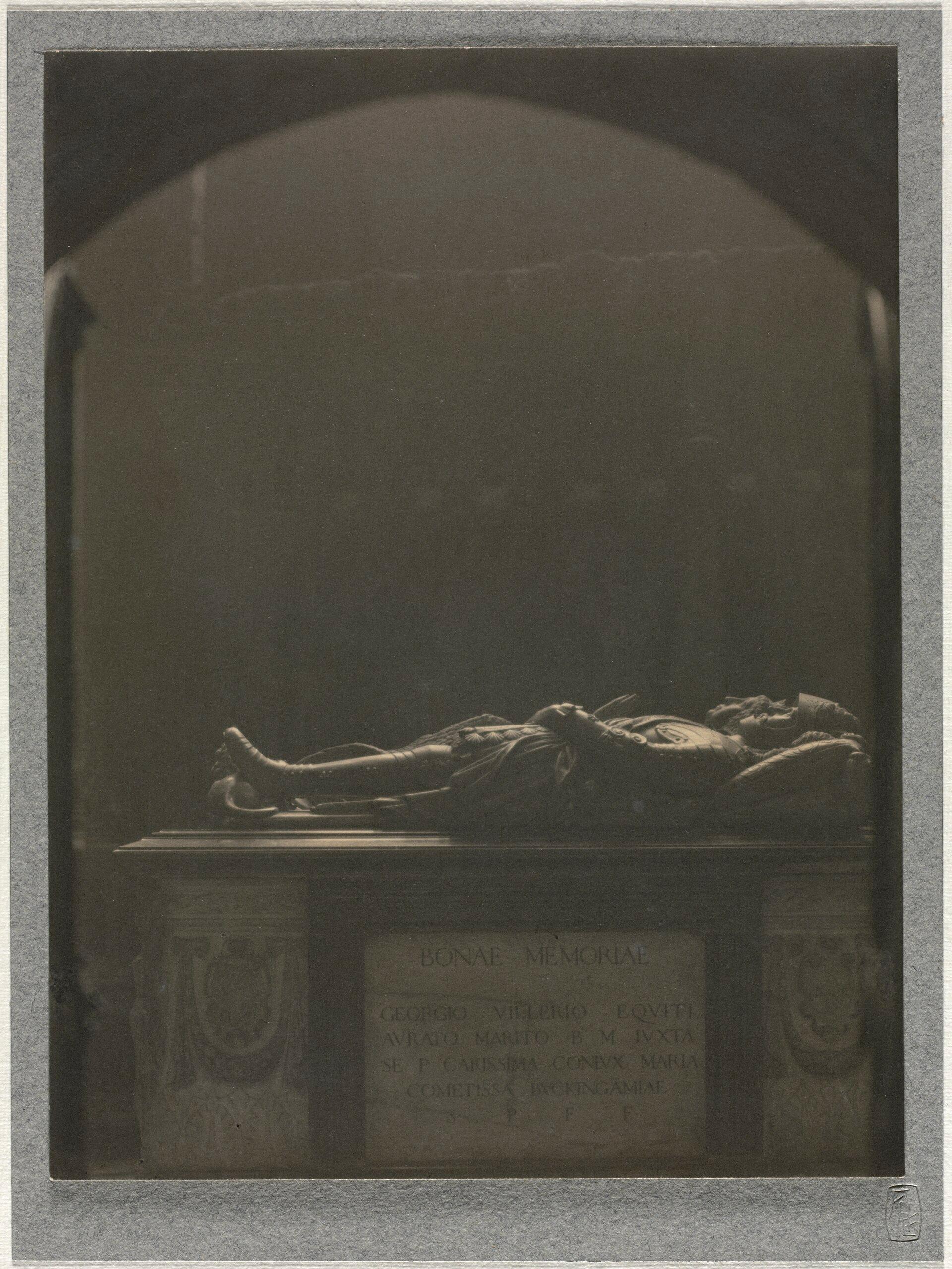 Abbaye de Westminster : tombeau de Sir George Villiers — Frederick H. Evans