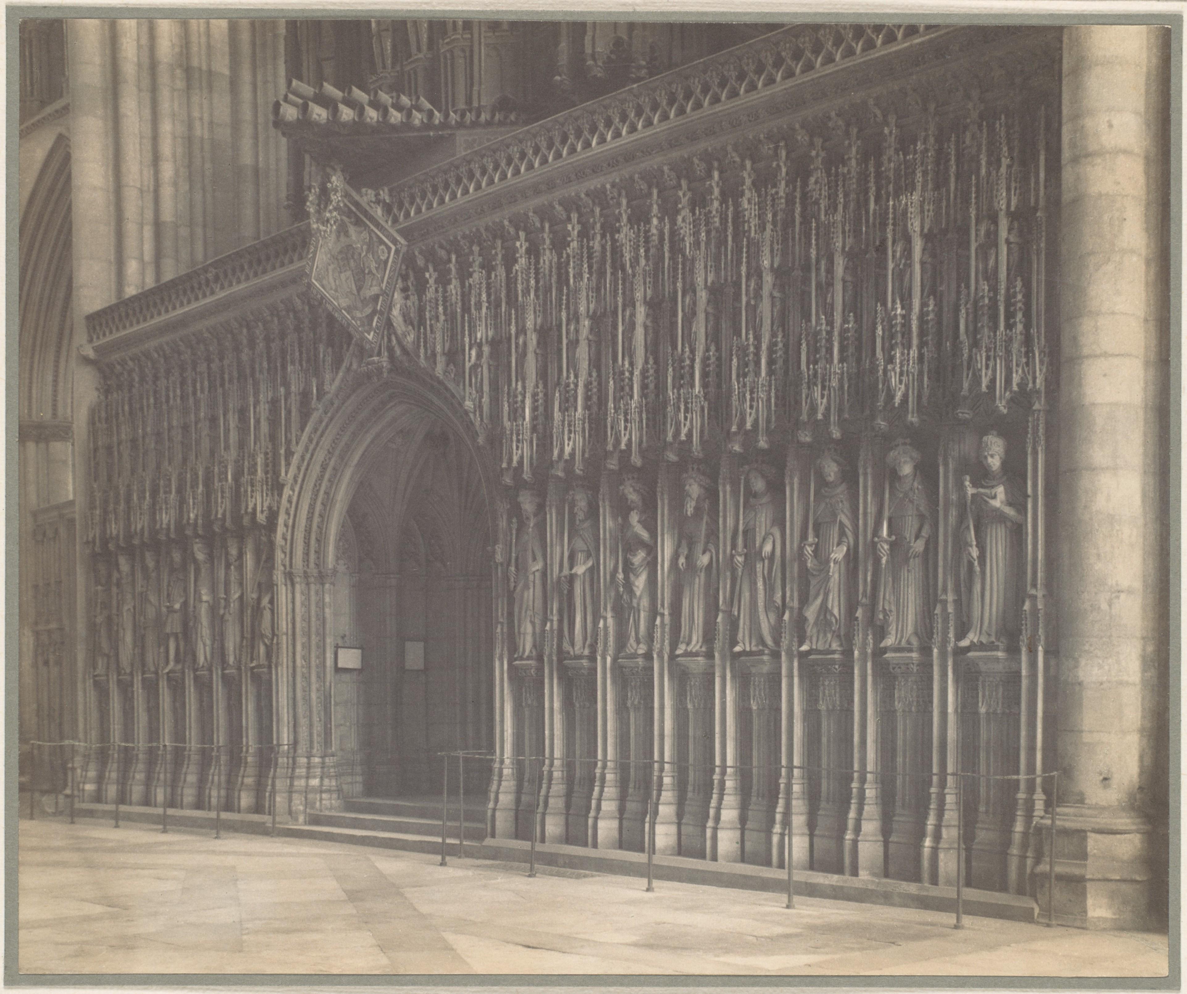 Jubé de l'orgue, York Minster — Frederick H. Evans