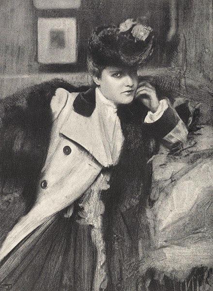 Portrait — Mlle D. — Robert Demachy