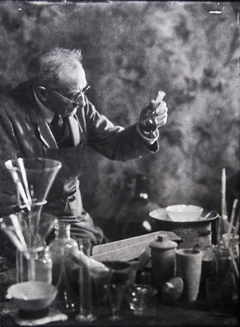 Portrait de Théodore-Henri Fresson dans son atelier — Théodore-Henri Fresson