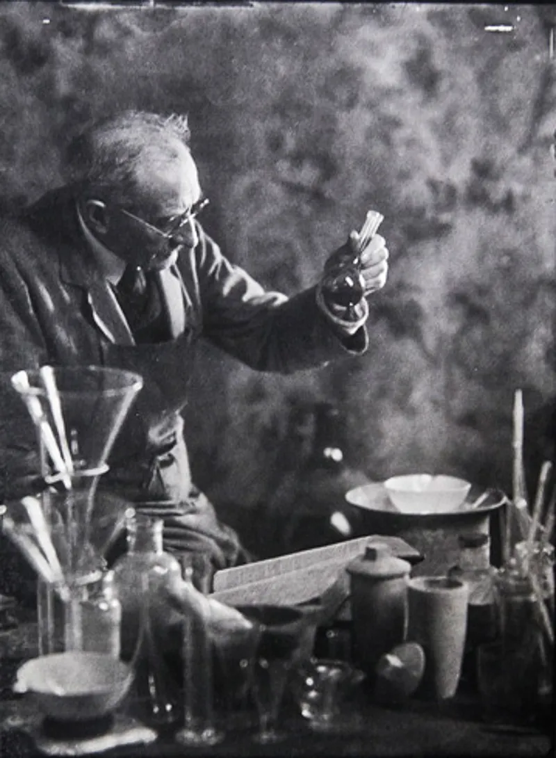 Portrait de Théodore-Henri Fresson dans son atelier — Théodore-Henri Fresson